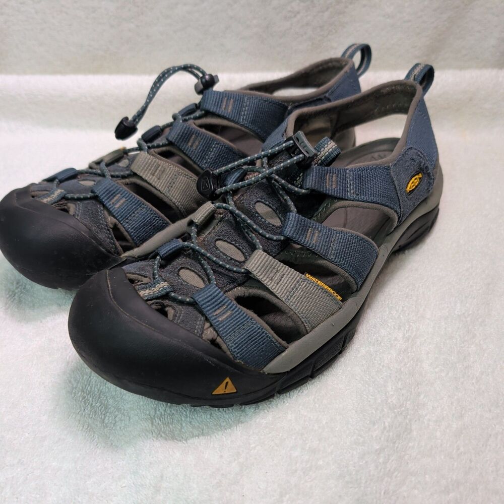 Keen Newport H2 Mens Navy Blue Waterproof Hiking Sport Sandals Sz 11